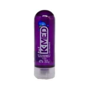 K-MED 2em1 gel de massagem e lubrificante íntimo 203g