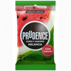 Preservativos Prudence Melancia Com 03 Unidades