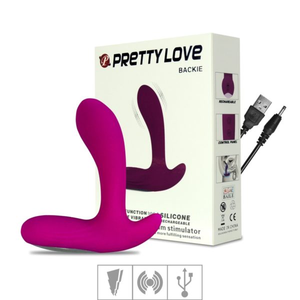 MASSAGEADOR DE PRÓSTATA COM 30 MODOS DE VIBRAÇÃO - PRETTY LOVE BACKIE