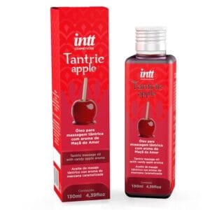 Óleo Tantra Tantric Apple – Fragrância Afrodisíaca de Maçã do Amor para Massagem, Prazer a Dois, Intimidade e Relaxamento