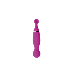 Sucking Vibrator Recarregável com Vibração, Sucção e Função Giratória - Estimulador Clitoriano e Corporal em Silicone Soft Touch