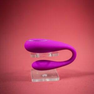Vibrador de Luxo para Casais com 12 Modos de Vibração e Controle Wireless