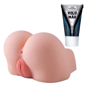 Masturbador Masculino REALÍSTICO LOVE - Cyberskin, Bumbum, Vagina e Ânus Texturizados, Prazer Intenso e Toque Imersivo