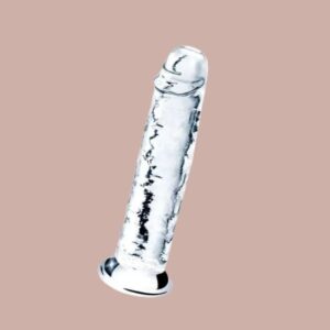 Pênis Realístico Transparente Flawless Clear – 18 cm de Prazer