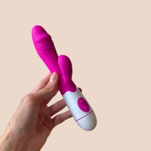 Vibrador Recarregável com Estímulo Clitoriano e G-Spot