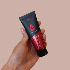 Lubrificante Beijável Morango com Efeito Hot