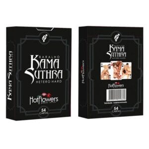 Baralho Kama Sutra Hard - Jogo Sensual com Posições do Kama Sutra, Atóxico, Resistente à Água, Ideal para Casais, Apimente Sua Vida Sexual com Diversão e Criatividade