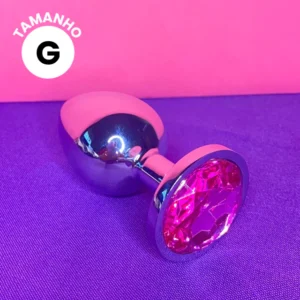 Plug Anal de Aço Redondo  Tamanho G
