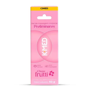 Gel de Massagem Corporal Preliminares K-Med Chupe Frutti 50g