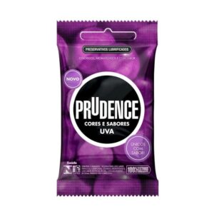 Preservativo Prudence Uva com Sabor, Aroma e Cor – Segurança, Ousadia e Intensidade