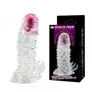 Capa Peniana Estimuladora Com Vibro Baile Brave Man