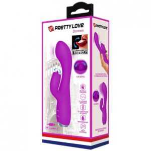 Vibrador Jack Rabbit Super Potente de Silicone Cirúrgico Recarregável com 12 Níveis de Vibração e Estimulador de Clitóris