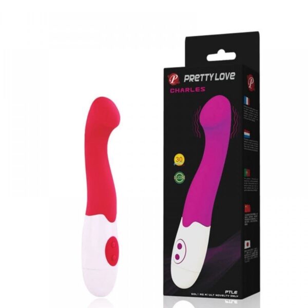 Vibrador Charles Pretty Love Silicone Soft Touch Ponto G 30 Velocidades Estimulador Clitóris
