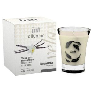 Vela de Massagem Baunilha Afrodisíaca para Relaxamento e Prazer – Aromática, Hidratante e Sensual