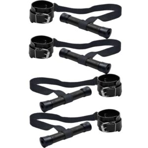 Kit Bondage para Porta Dominatrixxx com 4 Amarras para Braços e Pernas – Acessório de Bondage Resistente e Ajustável