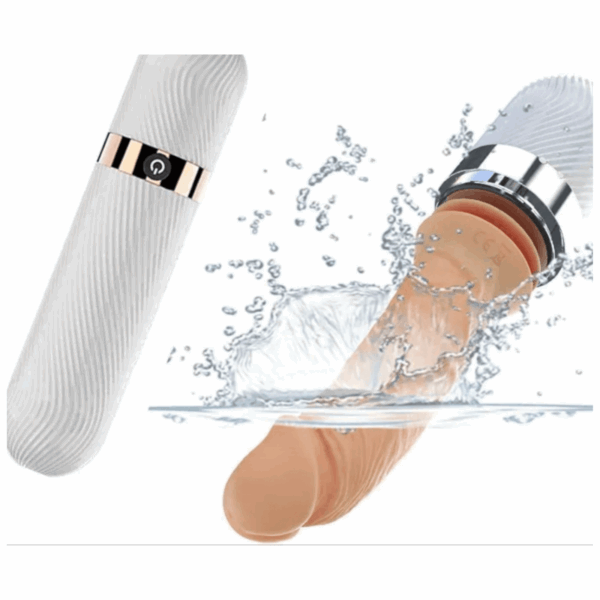 Vibrador Luxuoso com 7 Padrões de Movimento, Vibração e Aquecimento