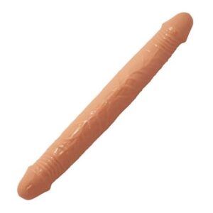 Prótese Dupla em Silicone Macio Hot Flowers 35cm – Atóxica, Confortável e de Alta Qualidade para Prazer Intenso