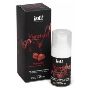 Vibration Gel Morango – Vibração, Aquecimento e Aroma