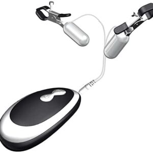 Prendedor de Mamilos Vibratório Aveludado com Controle Multivelocidade e Cápsulas Vibratórias Ajustáveis – Intensifique o Prazer