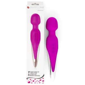 Massageador Recarregável com 7 Modos de Vibração, 5 Velocidades, Silicone Atóxico, Resistente à Água e Carregamento USB – Conforto, Luxo e Prazer Garantido
