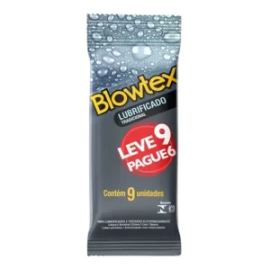 Preservativo Blowtex Lubrificado 9 Unidades | Conforto, Segurança