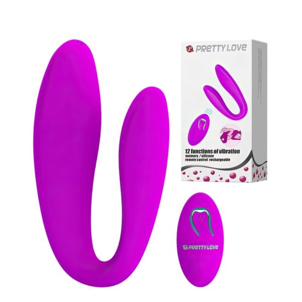 Vibrador de Luxo para Casais com 12 Modos de Vibração e Controle Wireless - Image 6
