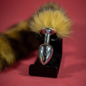 Plug Anal com Cauda de Raposa em Metal