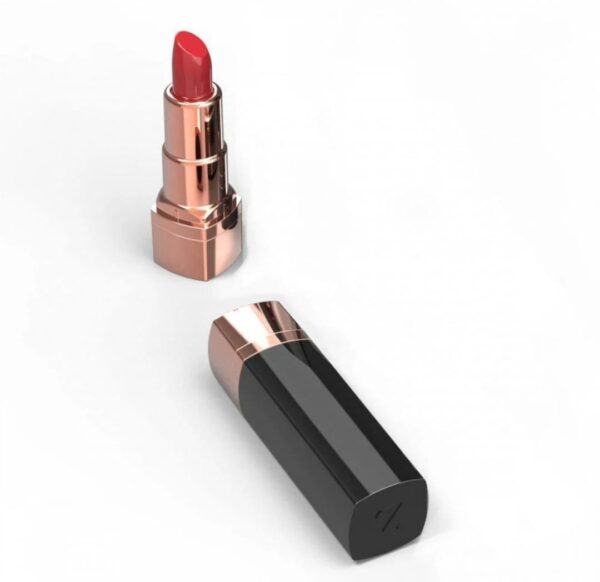 Vibrador Batom Recarregável com 10 Modos de Vibração – Compacto, Discreto e À Prova d'Água, USB e Silicone