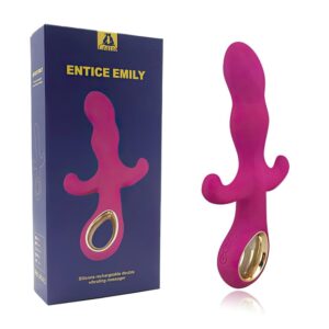 Vibrador Emily da Lealso – Estimulador de Ponto G, Clitóris e Períneo com 10 Modos de Vibração e Recarregável