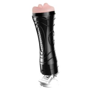 Masturbador Bussy Boca CyberSkin com Vibração Multivelocidade e Ventosa – Realista, Portátil e Discreto