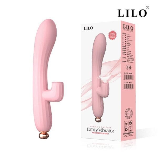 Vibrador de Ponto G e Clitóris com Pulsação Recarregável - Image 2