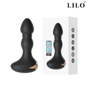 Plug Anal de Silicone Recarregável com 10 Modos de Vibração