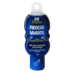 Gel Pirocão Mágico: Gel com Sensação de Inchaço, Aumento de Tamanho e Potência – Sabor Bolinho de Chuva e Efeito Vasodilatador