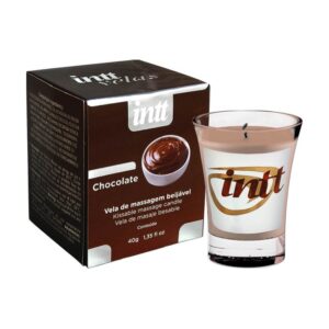 Vela Massagem Beijável Chocolate – Aroma Envolvente, Óleo Relaxante e Sensual para Massagem