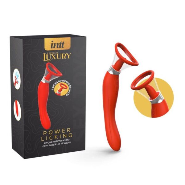 Power Licking Vibrador 3 em 1: Sucção, Língua Estimuladora e 7 Modos de Vibração em Silicone Cirúrgico - Prazer Personalizado e Intenso - Image 2