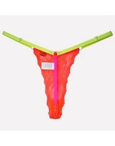 Tanga Olivia – Sensual em Cores Neon (Laranja e Pink Fluor)