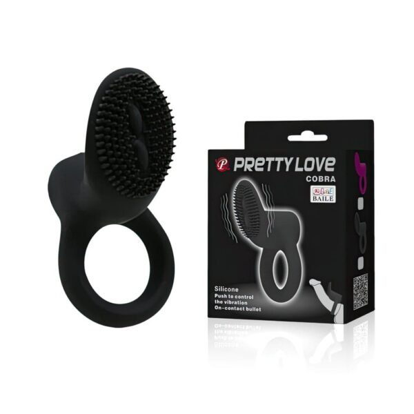 Anel Peniano em Silicone com Vibrador e Estimulador de Clitóris - Prazer Duplo para Casais - Image 2