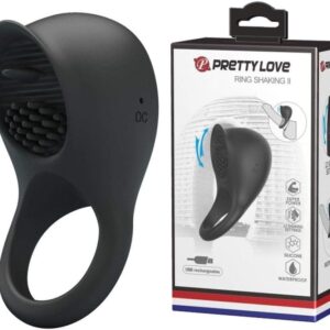 Anel Peniano com Estimulador e 12 Modos de Vibração – Silicone Soft Touch, Potente