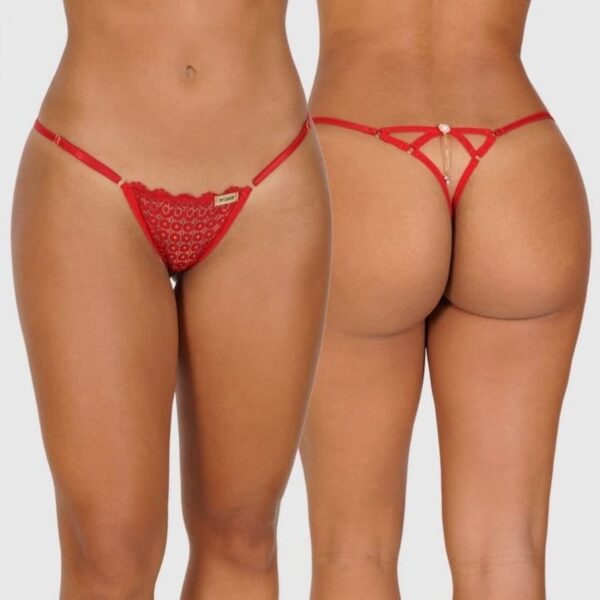 Tanga Sexy Atóxica, Confortável e Sensual - Vários Tamanhos, Cor Vibrante
