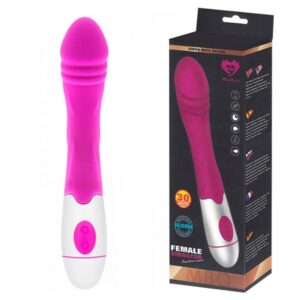 Vibrador Ponto G Female com 30 Modos de Vibração, Silicone Macio e Curvado – Estímulo Intenso e Personalizado para Prazer Feminino
