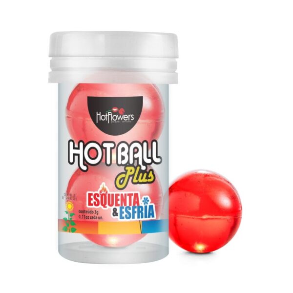 Hot Ball Plus Esquenta e Esfria – Lubrificante Estimulante com Sensações Alternadas de Prazer