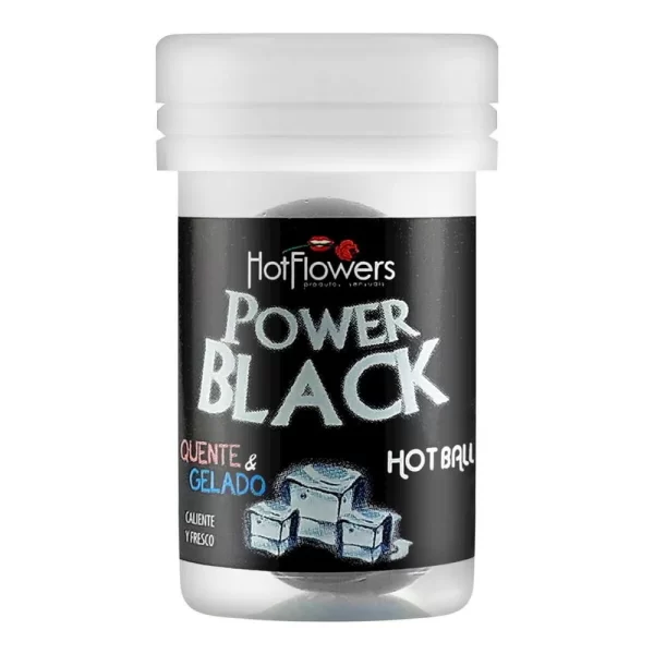 Hot Ball Power Black – Excitação, Frescor e Aquecimento