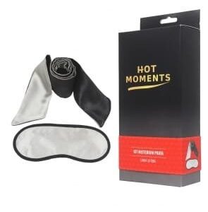 Kit Misterium Prata – Amarra e Venda Hot Moments | Kit Bondage Elegante, Atóxico e Resistente à Água com Pagamento Facilitado