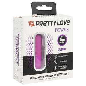 Cápsula Bullet Vibratória Recarregável