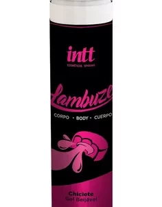 Gel Lambuze Beijável com Efeito Aquecido – Massagem Sensual, Textura Deliciosa e Sabor Irresistível