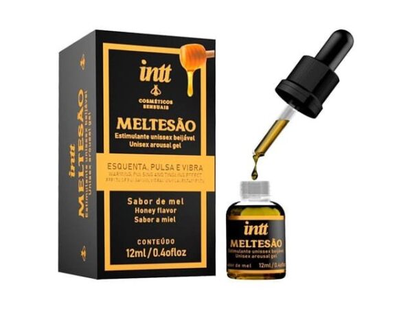 Meltesão Unissex – Gel Excitante com Vibração, Aquecimento e Sabor de Mel Delicioso - Image 4