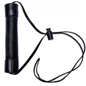 Mordaça Bastão Simples de 40cm Preto – Acessório Sensual Atóxico, Confortável e Discreto para Exploração de Novas Sensações