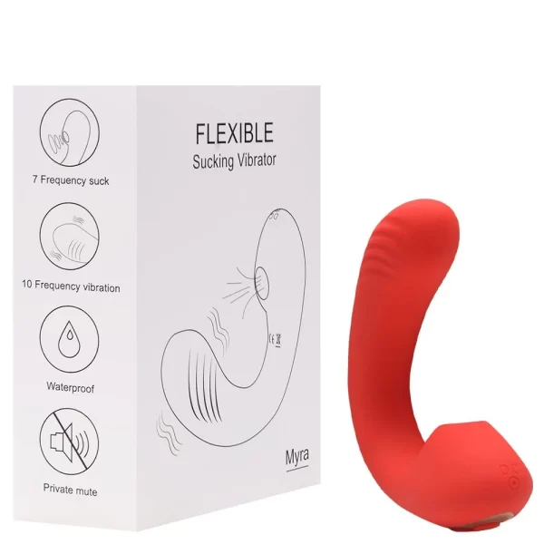 Vibrador Myra Recarregável com Pulsação e Ponto G - Image 5