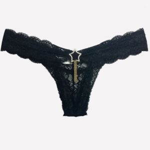 Tanga “Ninguém Segura” – Sensualidade e Conforto, Tamanho Único, Preto