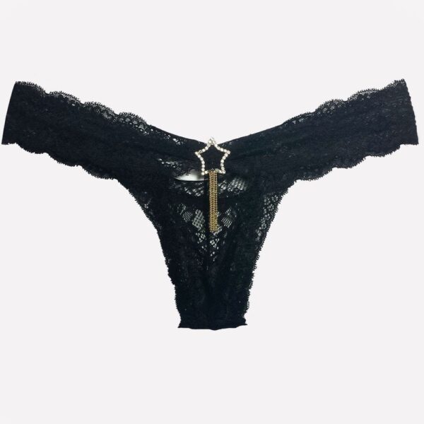 Tanga "Ninguém Segura" - Sensualidade e Conforto, Tamanho Único, Preto